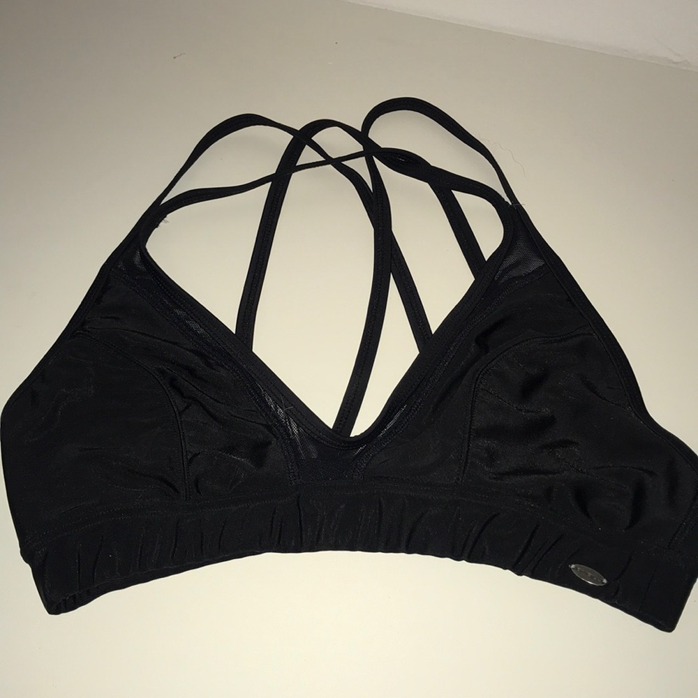 O’Neill swimsuit top with mesh detail